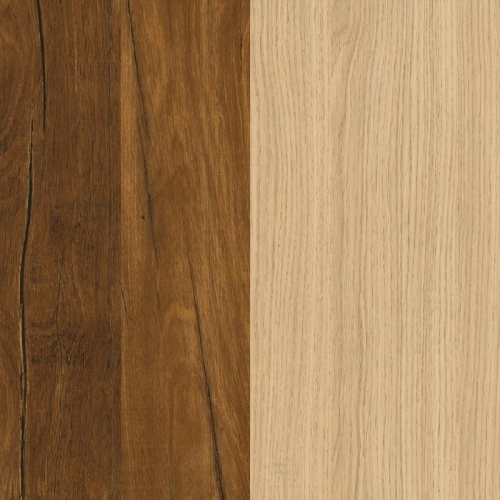 Стеновая панель Дуб Хантон темный/Дуб Виченца ЭГГЕР