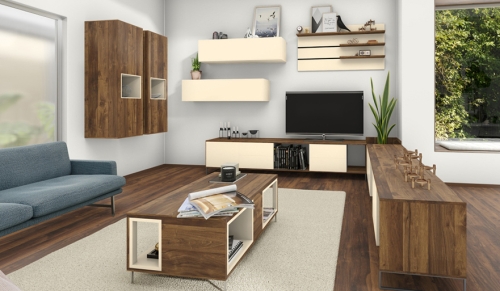 Столешница Дуб Хантон темный ЭГГЕР