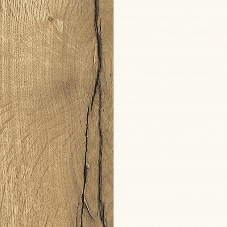 Стеновая панель Дуб Галифакс натуральный/Белый базовый ЭГГЕР