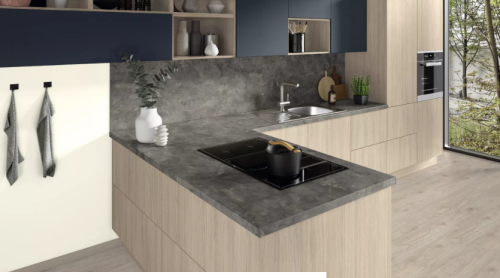 Столешница Камень Металл антрацит ЭГГЕР