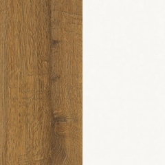 Стеновая панель Дуб Шерман коньяк коричневый/Белый базовый ЭГГЕР