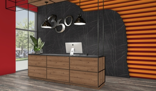 ЛДСП Камень Пьетра Гриджиа черный